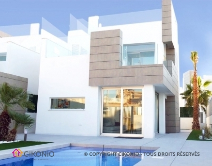 Costa Blanca Villas contemporaines à Guardamar dans un environnement protégé 3 chambres Cikonio