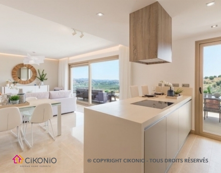 Costa del Sol Mijas: nouveaux appartements 2 chambres, vues panoramiques Cikonio